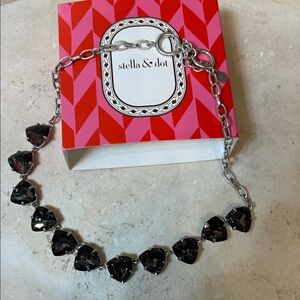 Stella & Dot Silver Necklace